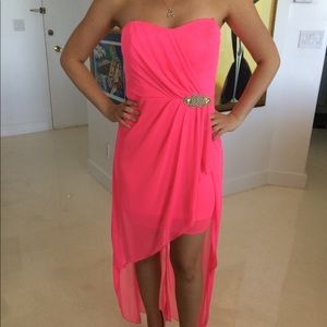 Teezeme hot pink dress
